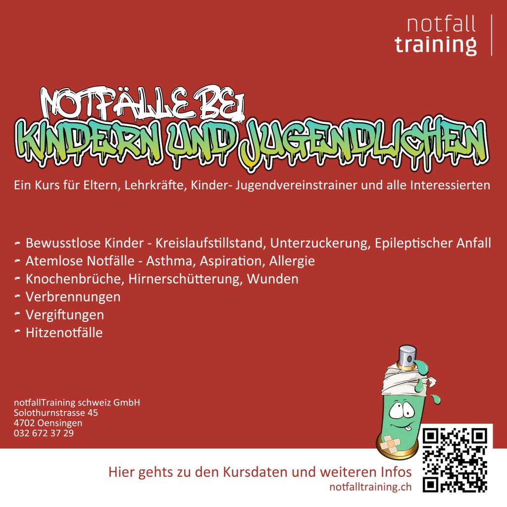 Notf Lle Bei Kindern Und Jugendlichen Safety Security Ch